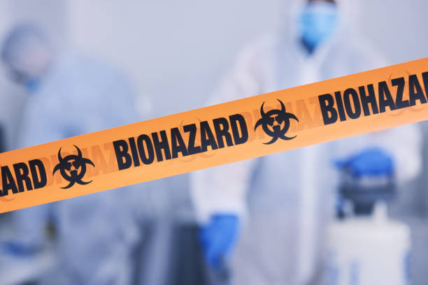 Professional Biohazard Cleanup technician working in Mashantucket, CT